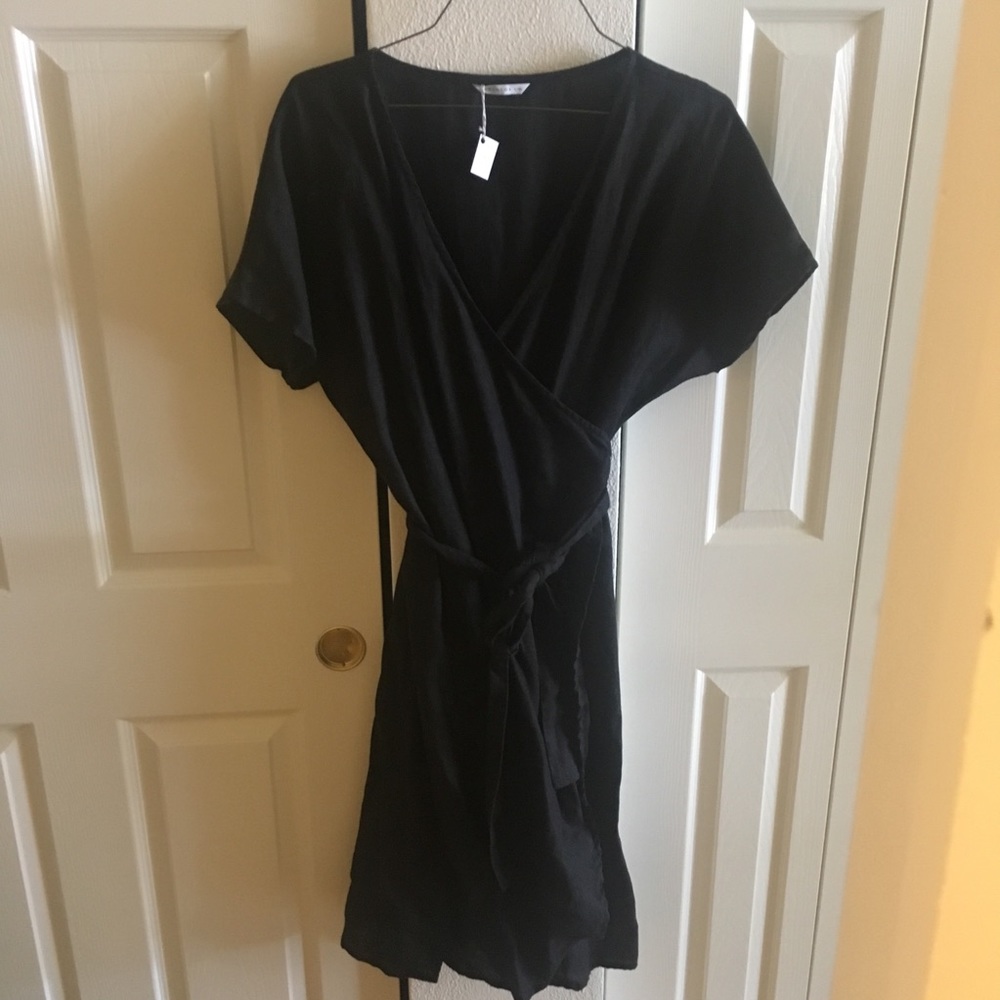 LinenFox Mimosa Wrap Dress